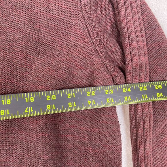 Columbia Men's Sweater XXL Brown 1/4 Zip Knit Pullover 100% Cotton - Picture 4 of 12